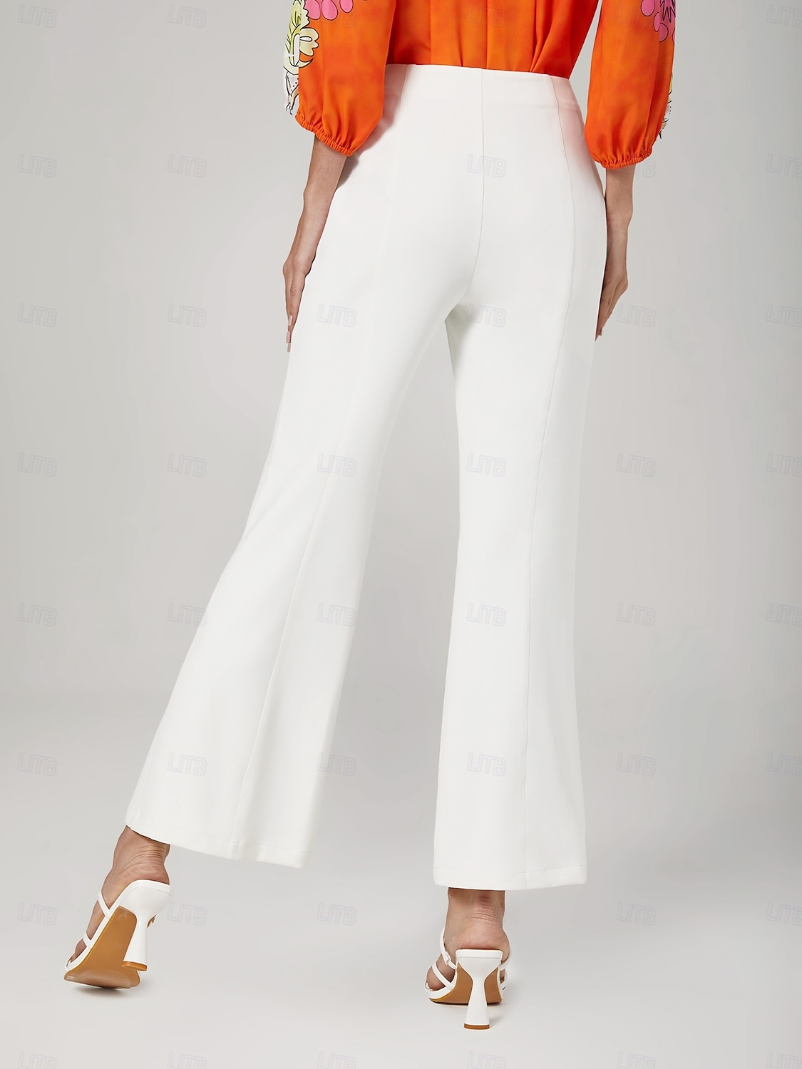 pantalon évasé court et élégant légèrement extensible de 2026 ? $79.99 –P6