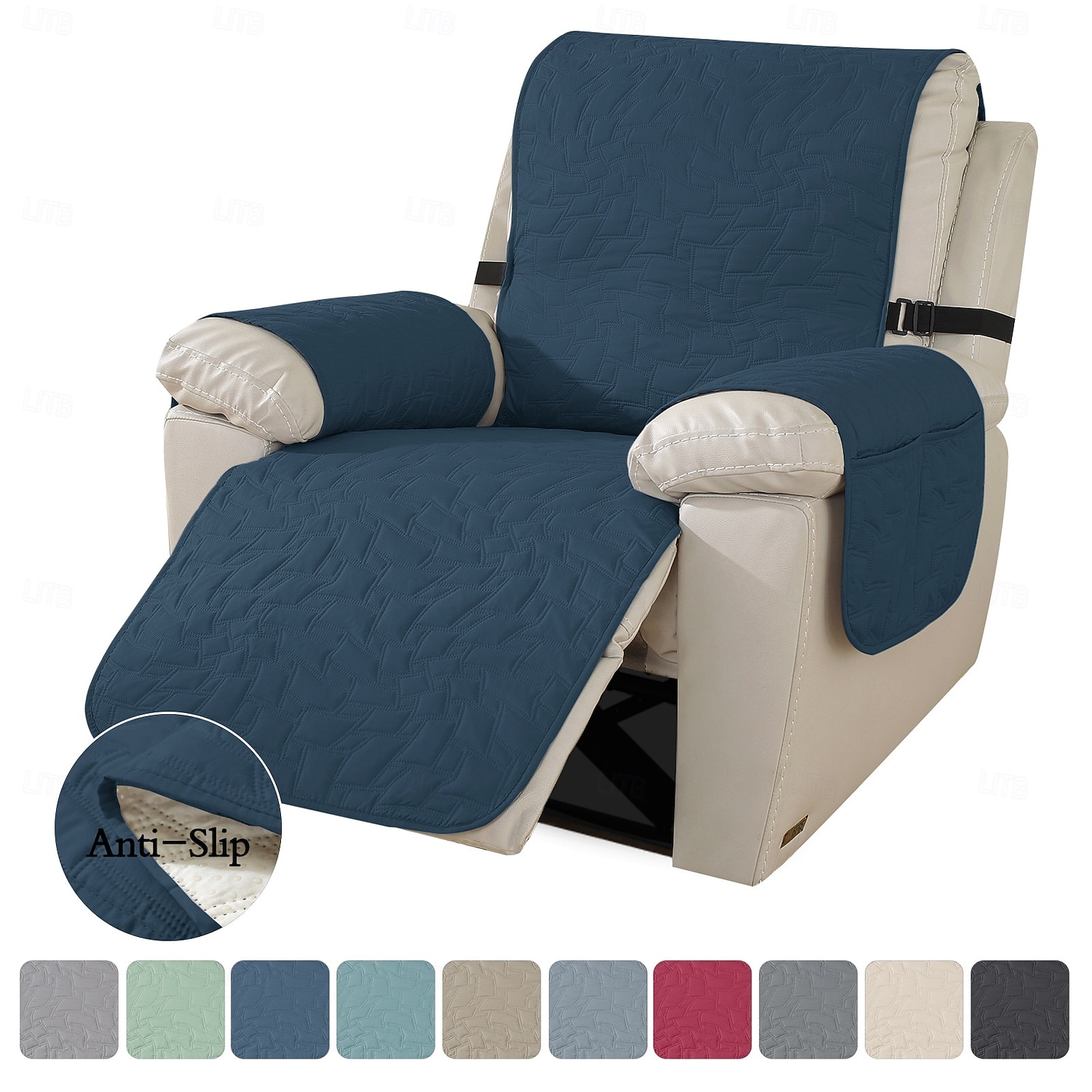 Rekbare jacquard waterdichte bankhoes, antislip, huisdiervriendelijke bankbeschermer, duurzame, vlekbestendige meubelhoes voor honden en katten 2026 - $37.99 –P3