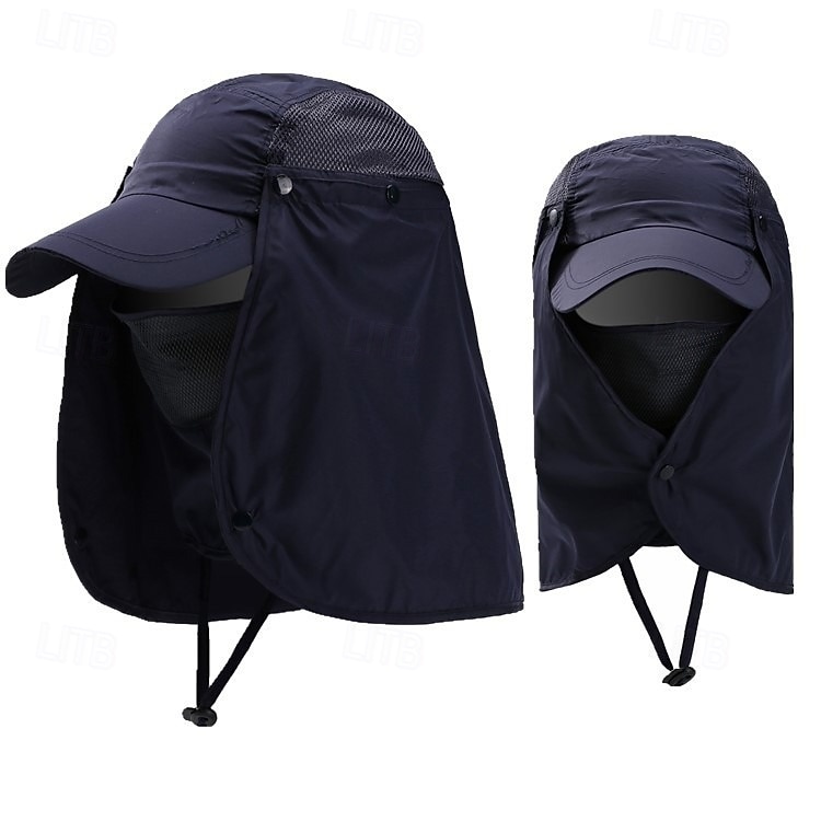 2-in-1 UV Protection Sun Hat for Men & Women, Outdoor Summer Hat with Removable Face Shield for Fishing, Hiking & Camping, Lightweight, Breathable, Quick-Dry Sun Hat for Full Face & Neck Protection 2026 - $18.99 –P6