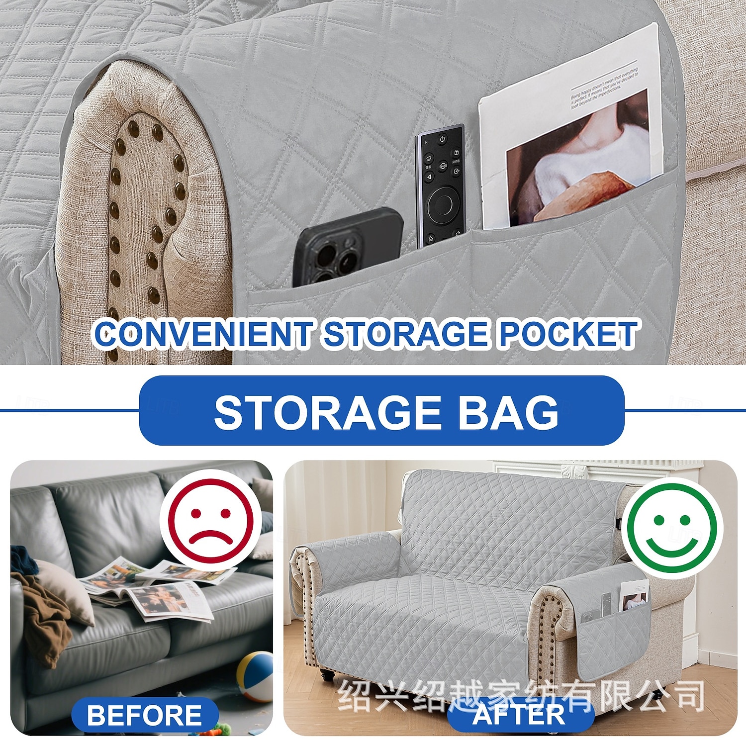 Waterproof Non Slip Pet Sofa Mat Solid Color One Piece Sofa Cover Couch Protector Durable Anti Stain Furniture Cover for Dogs Cats Living Room All Season Use 2026 - $34.99 –P7