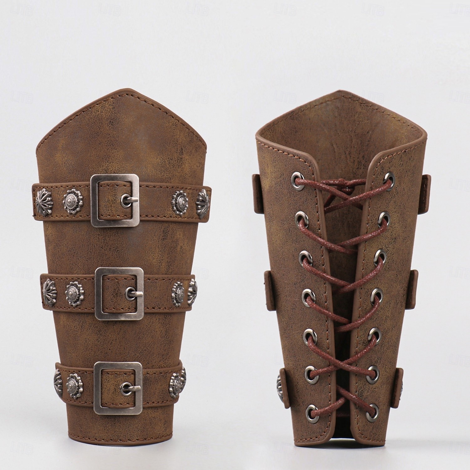 Set Middeleeuws Renaissance Outfits Fancy kostuum Krijger Vikingen Kostuum Voor heren Viking Halloween Carnaval Prestatie LARP Ren Faire Volwassenen Zomer Lente 2026 - $62.14 –P10