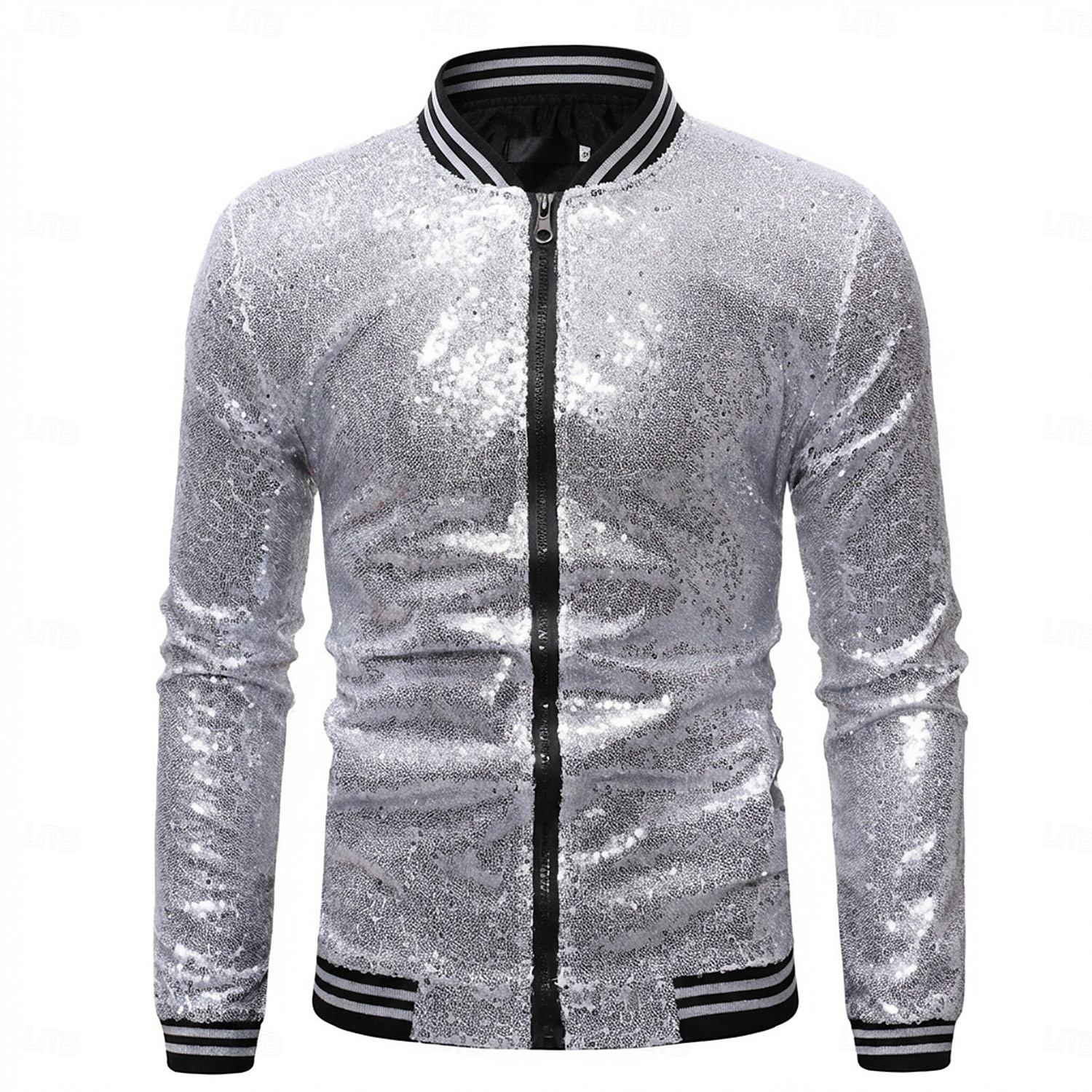 Disco Anni '80 Metallico Lucido Cappotto Mascherata Disco Paillettes Costume Per uomo Mascherata Festa / Sera Parata dell'Orgoglio Mese dell'orgoglio Adulti Cappotto del 2026 a $21.99 –P1