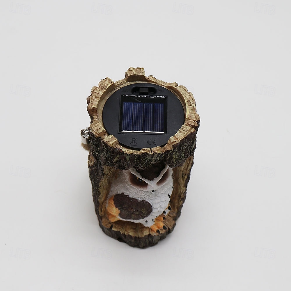 Outdoor Solar Waterproof Resin Animal Tree Stump Hanging Lanterns – Owl, Fox, Squirrel, Tree Hole, Santa Claus Decorative LED Lights for Garden, Yard, Lawn, Pathway, Patio – Ambient Landscape Lighting 2026 - $25.99 –P3