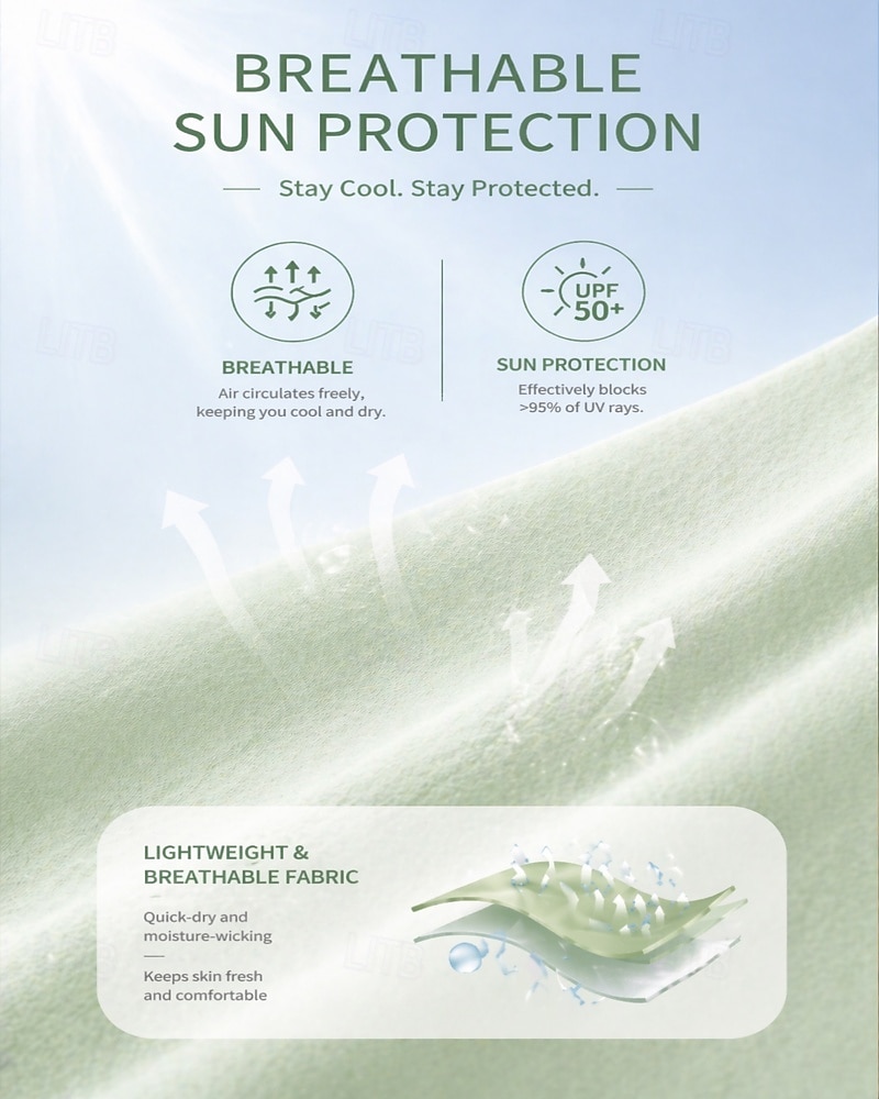 Mujer Cortavientos Chaqueta Chaqueta Softshell Chaqueta para senderismo Al aire libre Protección Solar Secado rápido Ligero Transpirable Trajes de senderismo Ropa de senderismo Verano Primavera 2026 - $15.99 –P6