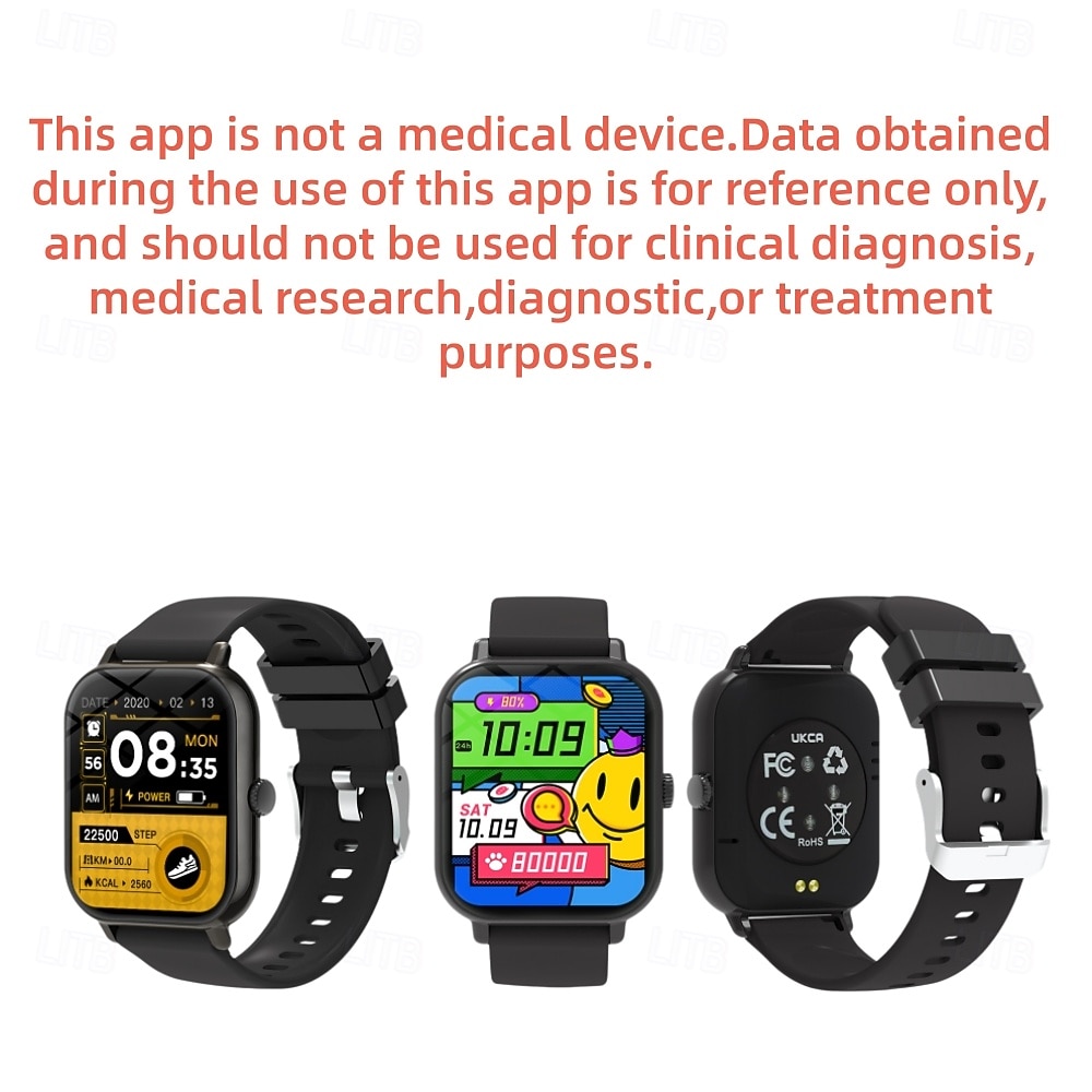 Smart Watch for Men Women (Make/Answer Call), Fitness Tracker with DIY Custom Wallpaper, Heart Rate Sleep Monitor, Weather Forecast, Pedometer, IP68 Waterproof Smartwatch for Android Phone iPhone iOS 2026 - $26.99 –P4