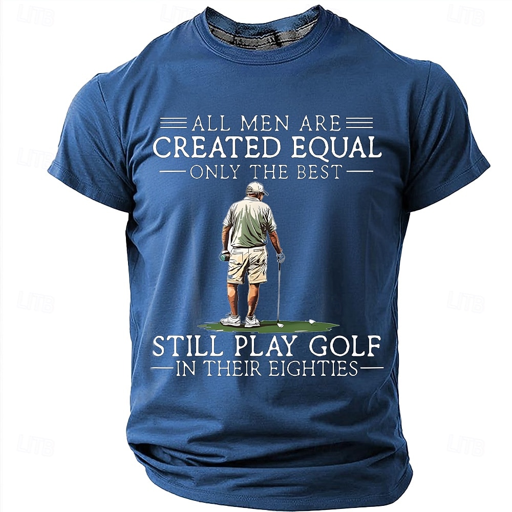 Herren Golf T Shirt Kurzarm T-Shirt 3D-Druck Rundhalsausschnitt Hemd Mode Täglich Täglich Straße Rote Dunkelgrün Sommer Frühling Bekleidung S M L XL XXL XXXL 2026 - $18.99 –P11