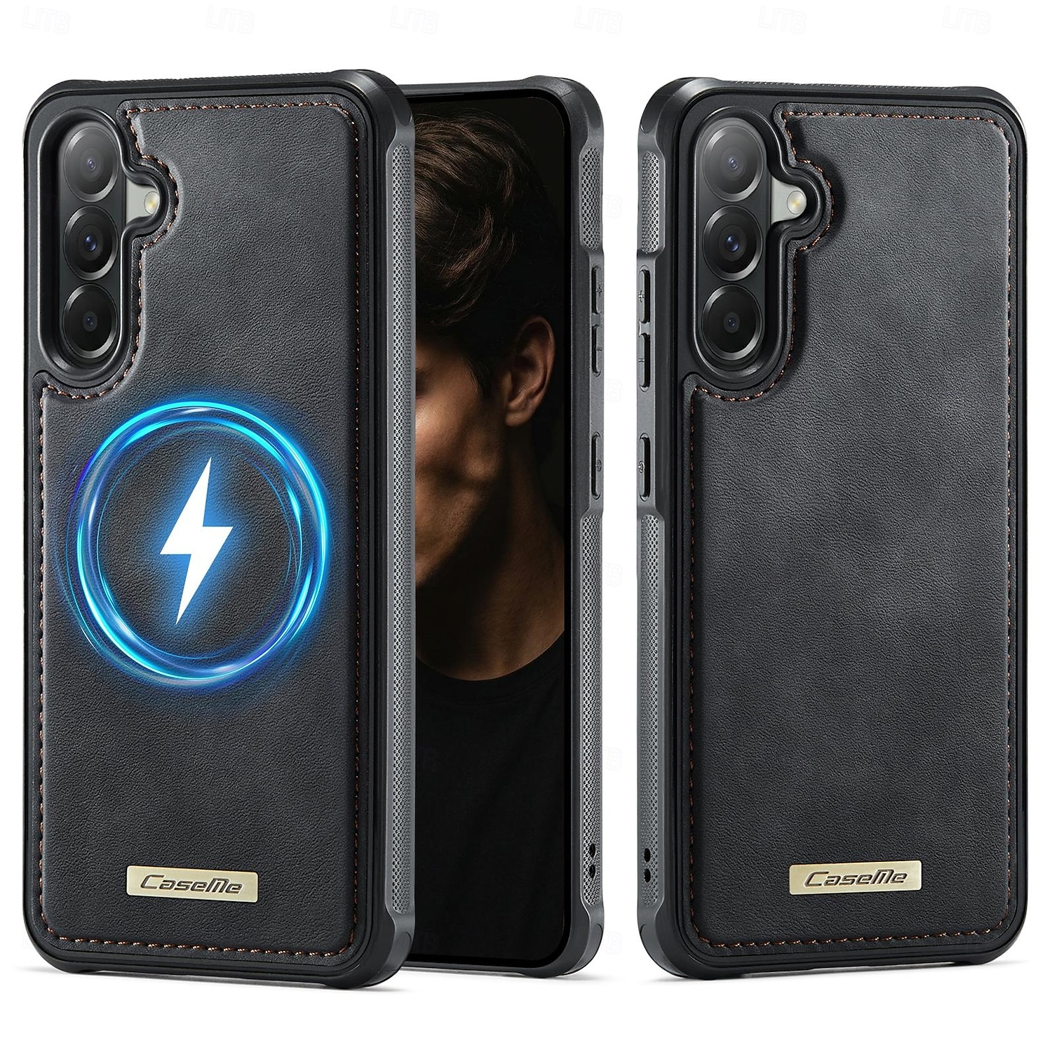telefono Custodia Per Samsung Galaxy A57 A56 A16 A55 5G A35 5G A15 A14 A54 A53 A13 Custodia ad adsorbimento magnetico Magnetico TPU Pelle PU del 2026 a $17.99 –P1
