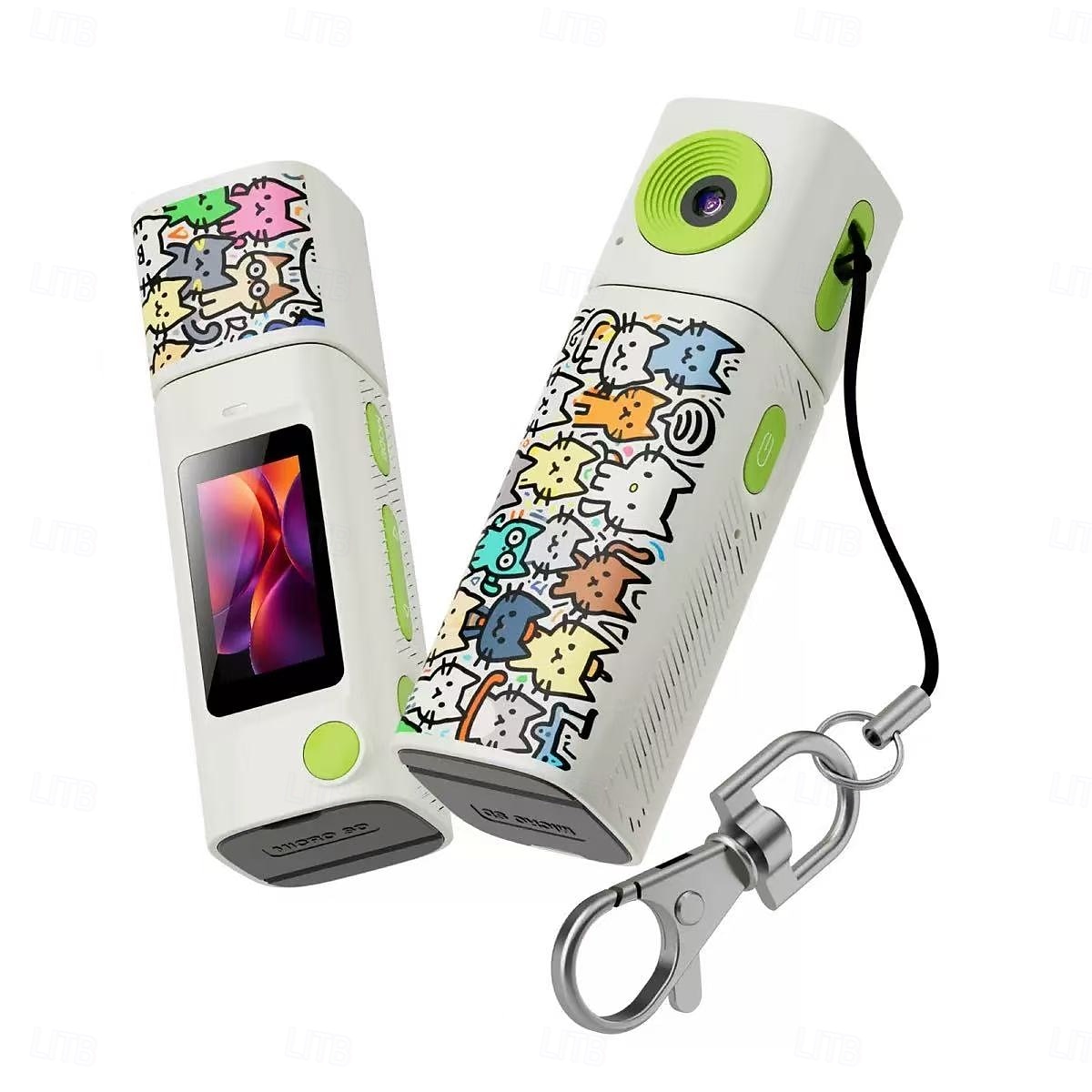 Mini kamera G10 dla dzieci i nastolatków, cyfrowa kamera wideo 2K HD z obiektywem obrotowym 230° &Ekran TFT, kompaktowa, przenośna kamera do vlogów, modny prezent urodzinowy dla chłopców i dziewcząt z 2026 - $46.99 –P11