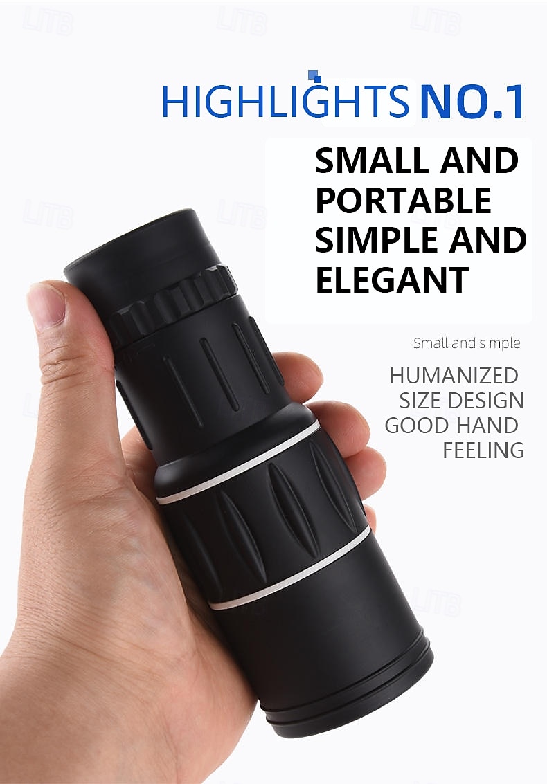 16x52 High Power Monocular Telescope with Smartphone Adapter & Tripod, HD Waterproof BAK4 Prism Monocular for Adults, Night Vision for Bird Watching, Hunting, Hiking, Concerts, Camping, Travel 2026 - $27.99 –P3