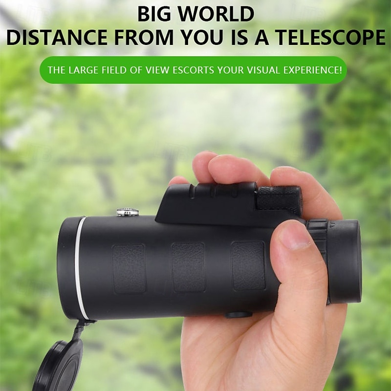 12x50 High Power Monocular Telescope with Smartphone Adapter and Tripod, BAK4 Prism FMC Lens Waterproof Monocular for Adults, Bird Watching Hunting Camping Wildlife Hiking Traveling 2026 - $22.99 –P6