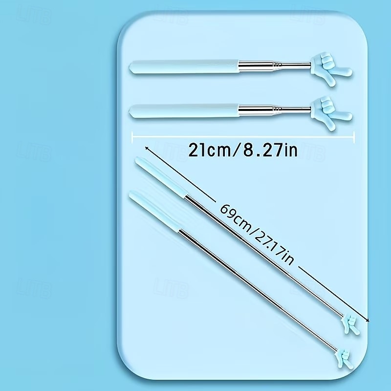5pcs Retractable Teacher Pointers, Adjustable Finger Pointers, Mini Telescopic Classroom Pointers, Suitable for Elementary and Kindergarten Teachers, Classroom Supplies 2026 - $10.99 –P2
