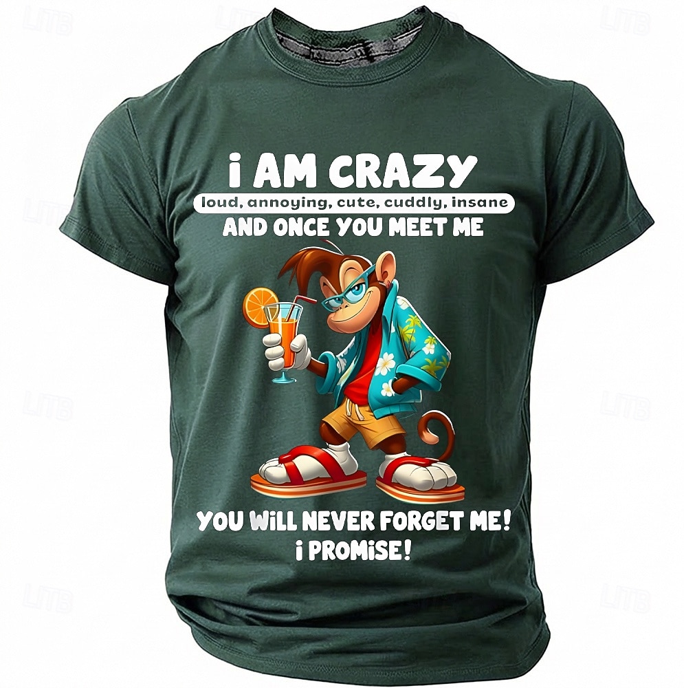 Męskie Śmieszne Podkoszulek Krótki rękaw Podkoszulek Druk 3D Półgolf Koszula Moda Designerskie Prosty Codzienny Impreza Ulica Czerwony Lato Wiosna Odzież S M L XL XXL XXXL 2026 - $18.99 –P7