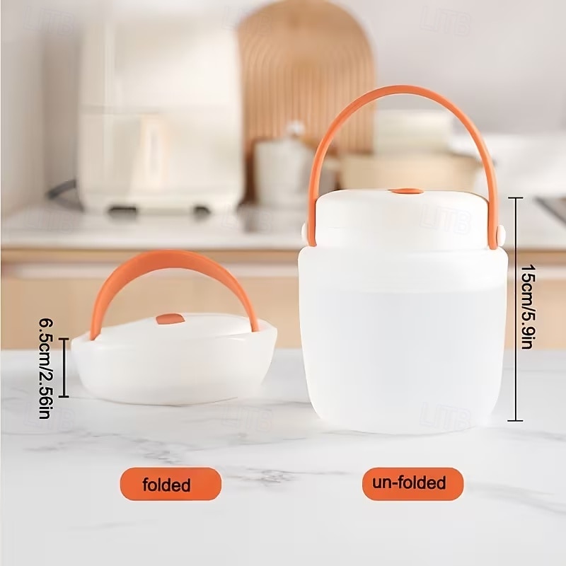 Seau et sac de conservation des aliments en silicone de 500/1000/1500 ml, organisateur alimentaire adapté au réfrigérateur pour les céréales, les légumes, la viande et les ingrédients de cuisine, de 2026 ? $16.99 –P8