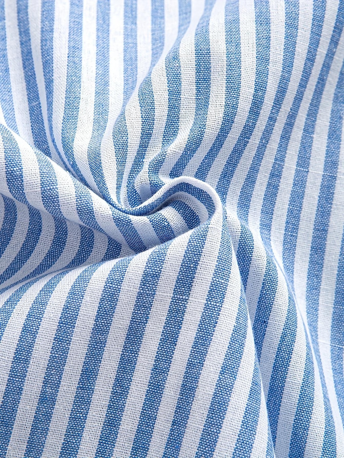 Hombre Camisa Camisa de lino Camisa de verano Camisa de playa camisa hawaiana Tiras verticales Casual Diario Azul Piscina Rosa Manga Corta Cuello Primavera verano Ropa 2026 - $26.99 –P5