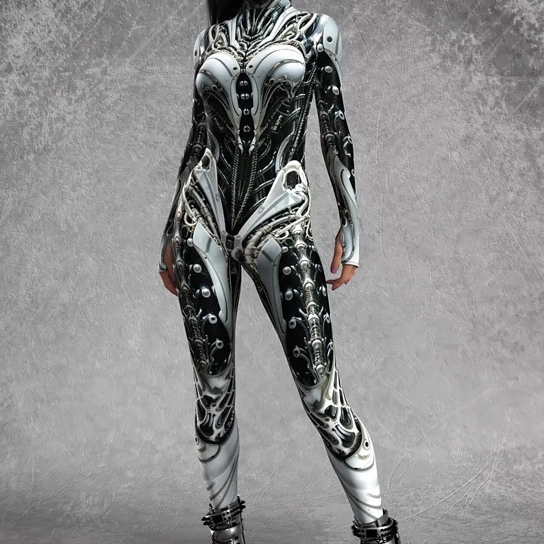Full Body Suit Zentai Suits Bodysuit Printing Party Sexy Costume Women's Costume for Vacation Club Halloween Masquerade Adults 2026 - $33.99 –P2