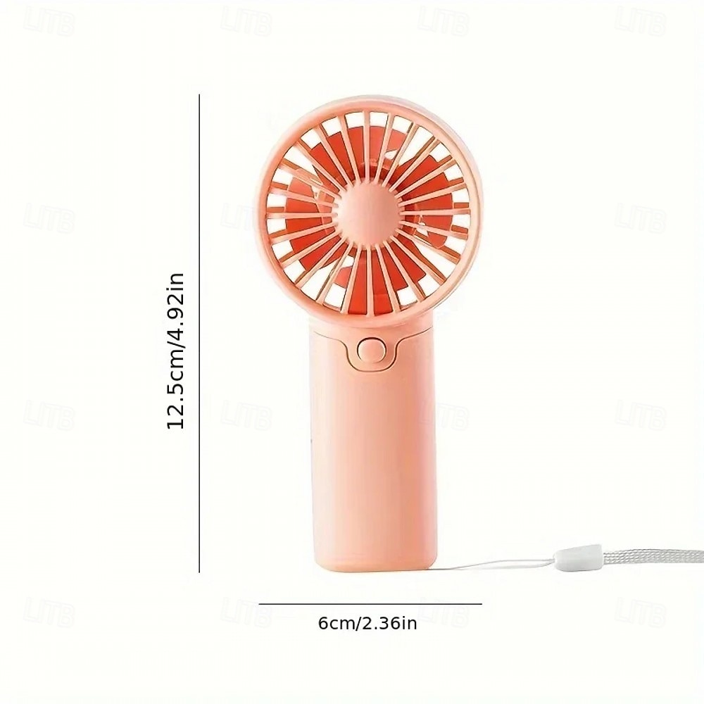 Cute Mini Fan Portable Handheld Fan Lightweight Handy Fan Pocket Size Low Noise Small Electric Fan Student Gift AA Battery Cooling Portable Hand Fan for Outdoor Home 2026 - $9.99 –P11