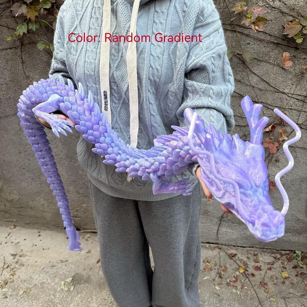 150 cm/59 tommer 3D-printet drage, ekstra stor 3D-drage, dyredukke, skrivebordspynt til hjemmet, fidget-leke, perfekt til jul- og halloween-dekor, høytidsfeiringer, ideelle gaver til kontoret, 2026 - $74.99 –P4