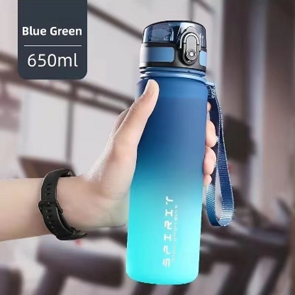 650ML Large Capacity Sports Water Bottle Leak Proof Colorful Plastic Cup Drinking Outdoor Travel Portable Gym Fitness Jugs Durable PC Material for Cycling, Running & Fitness 2026 - $16.99 –P18
