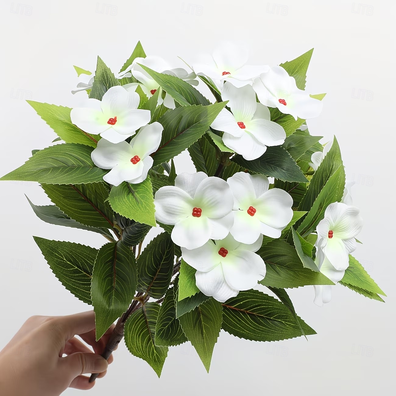 2026年 インパチェンスの造花2個セット、マルチカラーの造花鉢植え、中庭やバルコニー用の高品質装飾品、長持ちする造花、家庭や屋外の景観  コレクション – $17.49 –P3