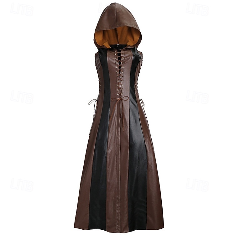 Medieval Renascentist Lungime Gleznă Rochii Fără mâneci Arcaș Ranger Costume de fancy Pentru femei Fantezie Halloween Carnaval Mascaradă Târgul Renașterii LARP Petrecere cu tematică retro Adulți 2026 - $68.99 –P1