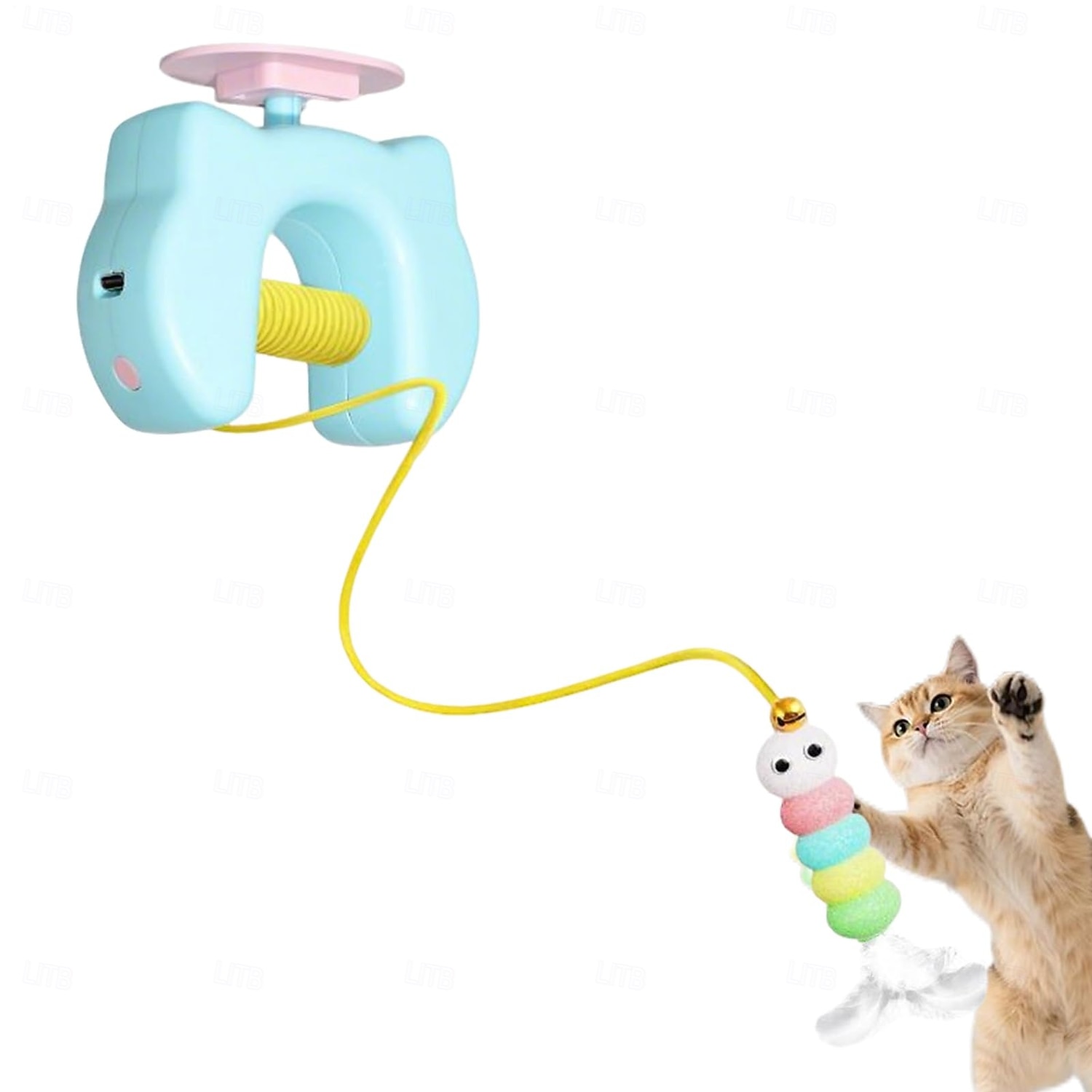 Giocattolo elettrico per gatti | Gioco interattivo elettrico per animali domestici - Giocattolo per gattini con sensore di movimento, per esercizio fisico, allenamento, arricchimento, sollievo dalla del 2026 a $13.99 –P1
