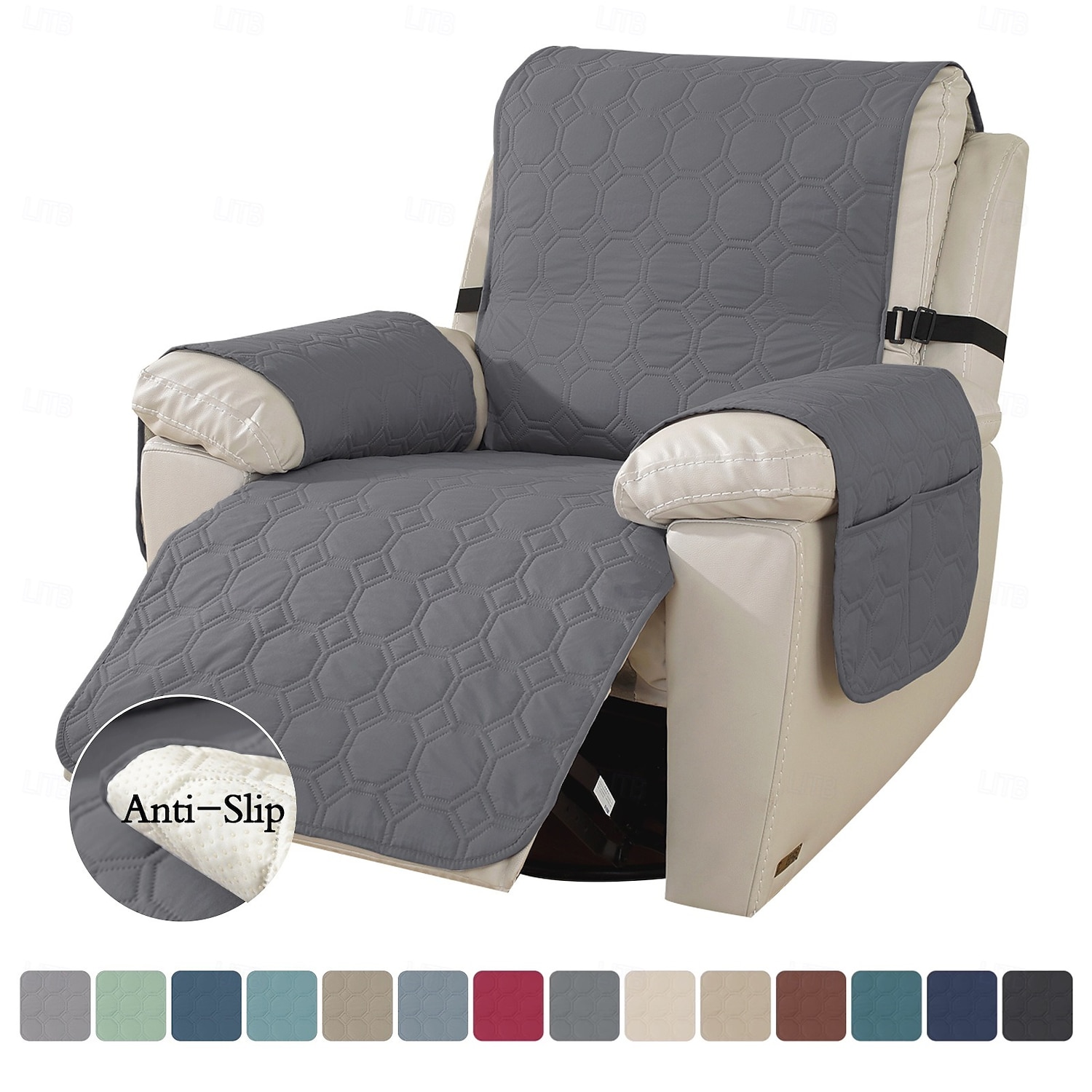 Husă de canapea impermeabilă, rabatabilă, matlasată, pentru animale de companie, din material textil, o singură bucată, acoperire completă, protector de canapea, antiderapant, antipete, protector de mobilier, utilizare în toate anotimpurile, pentru câini  2026 - $37.99 –P16