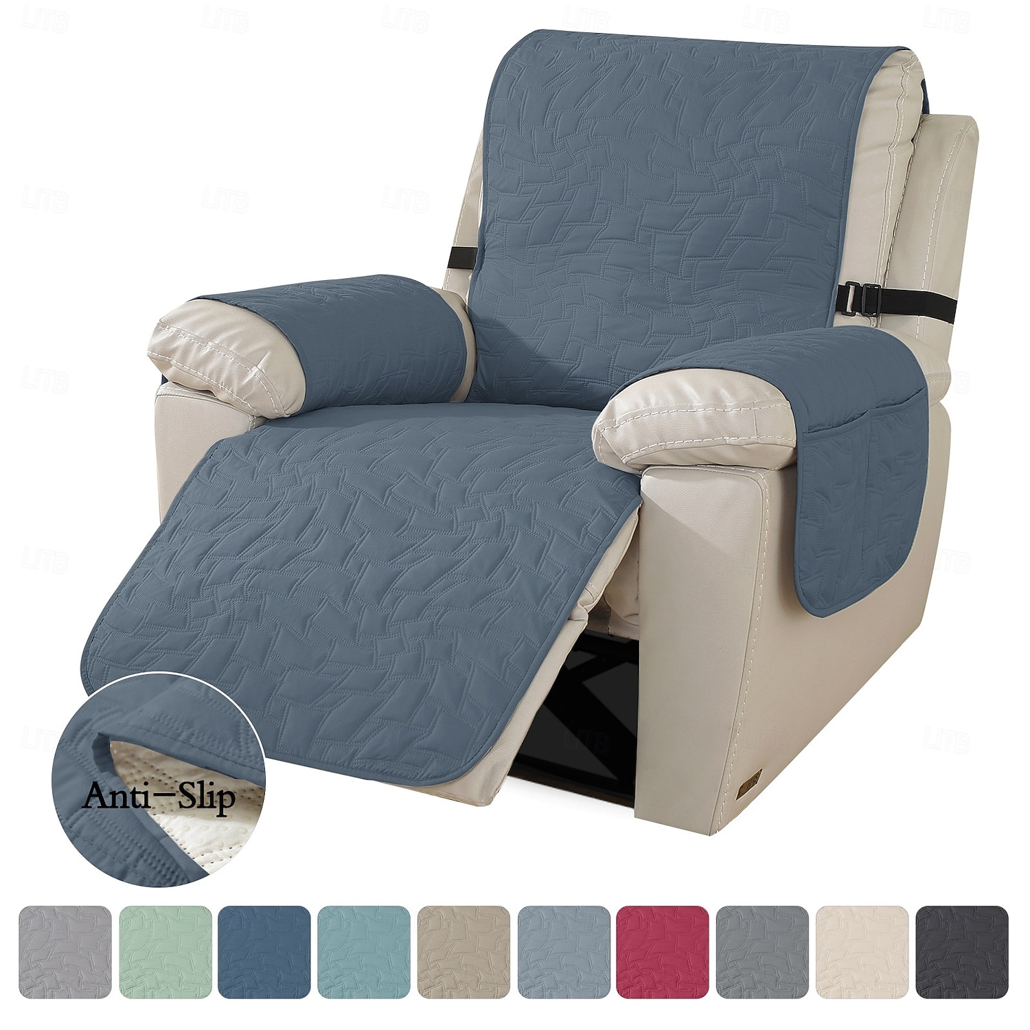 Rekbare jacquard waterdichte bankhoes, antislip, huisdiervriendelijke bankbeschermer, duurzame, vlekbestendige meubelhoes voor honden en katten 2026 - $37.99 –P13