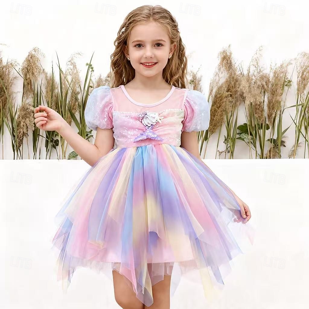 Princess Dress Cosplay Costume Outfits Movie Fashion Cute Tutus for Girls' Kid's Masquerade Daily Holiday Comic Con 2026 - $34.99 –P7
