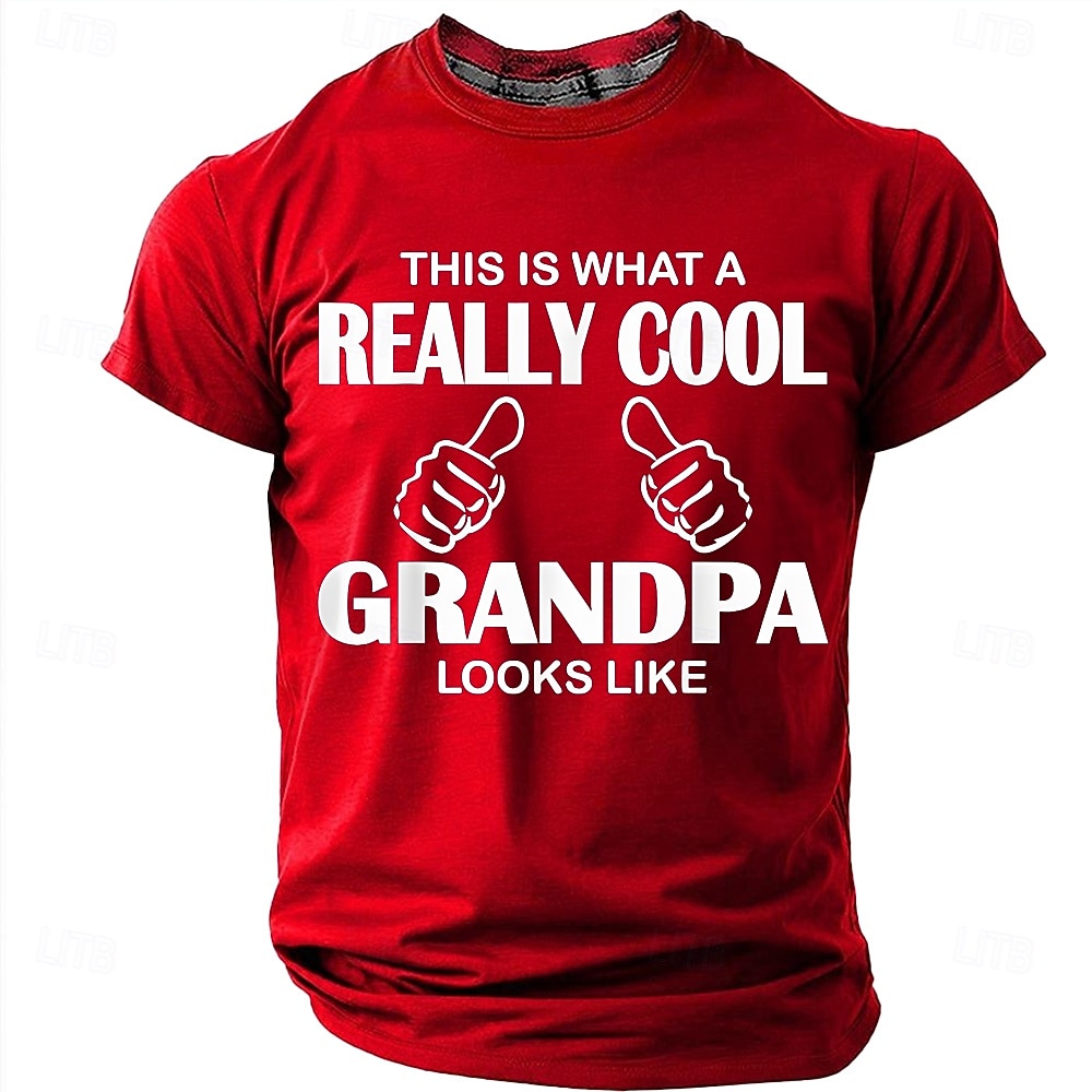 Ecco come appare un nonno davvero fantastico. Maglietta da uomo con stampa divertente e spiritosa, maniche corte, girocollo, casual, regalo, abbigliamento firmato, taglie S, M, L, XL, XXL. del 2026 a $9.99 –P12
