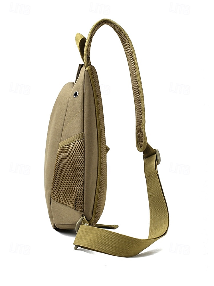 Men's Polyester Sling Bag Chest Pack, Multi-Color Crossbody Bag with Adjustable Shoulder Strap, Ideal for Casual Daily Use, Outdoor Sports, Hiking, Fishing and Travel 2026 - $24.99 –P5