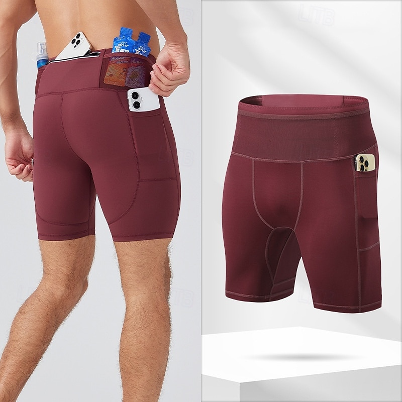 Homme Shorts de course Pantalons de course Short d'athlétisme Shorts de gym Cordon de serrage Avec Poches Shorts Quotidien Extérieur Sport Été Printemps Séchage Rapide Léger Évacuation de l'Humidité de 2026 ? $26.99 –P7