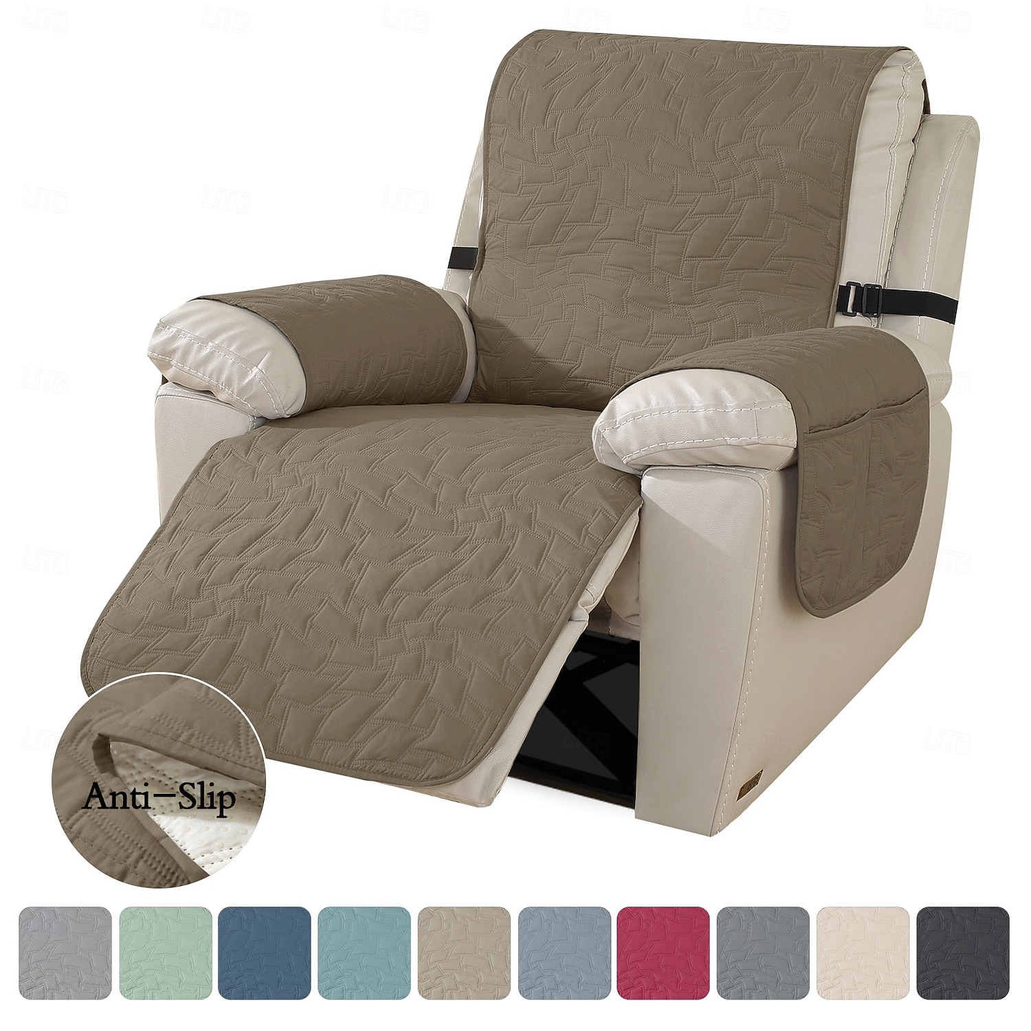 Rekbare jacquard waterdichte bankhoes, antislip, huisdiervriendelijke bankbeschermer, duurzame, vlekbestendige meubelhoes voor honden en katten 2026 - $37.99 –P9