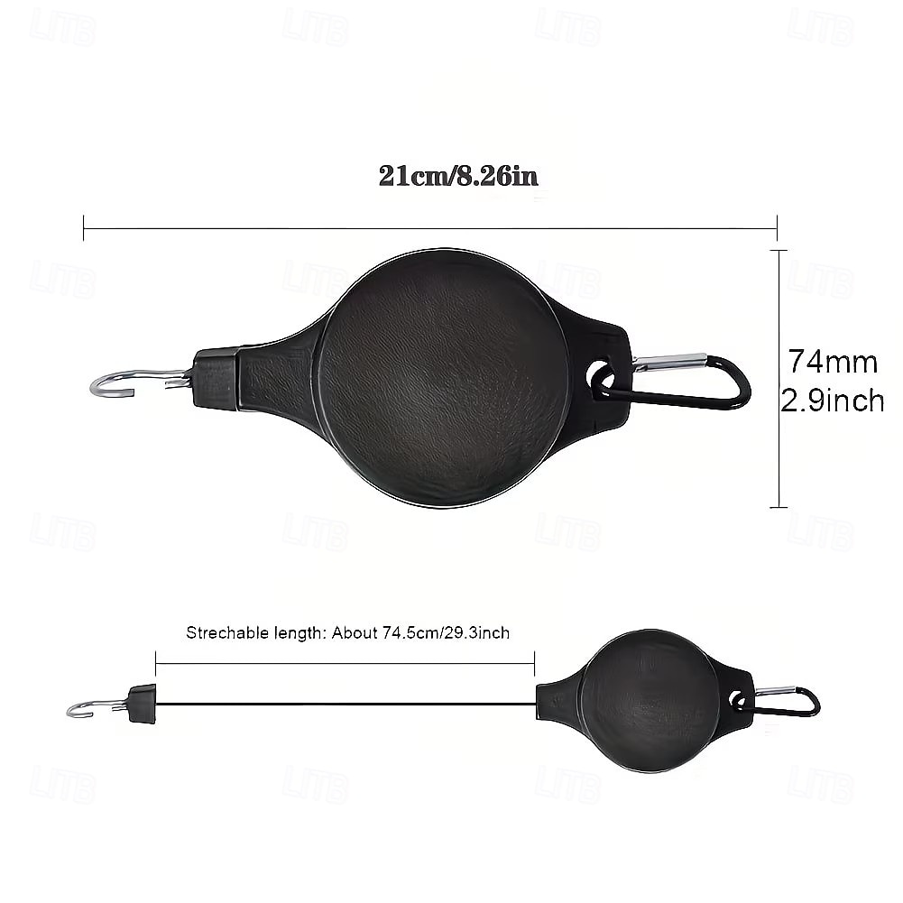 2/4/6 poleas para plantas, cesta colgante retráctil, polea con gancho descendente para cesta de jardín 2026 - $16.99 –P5