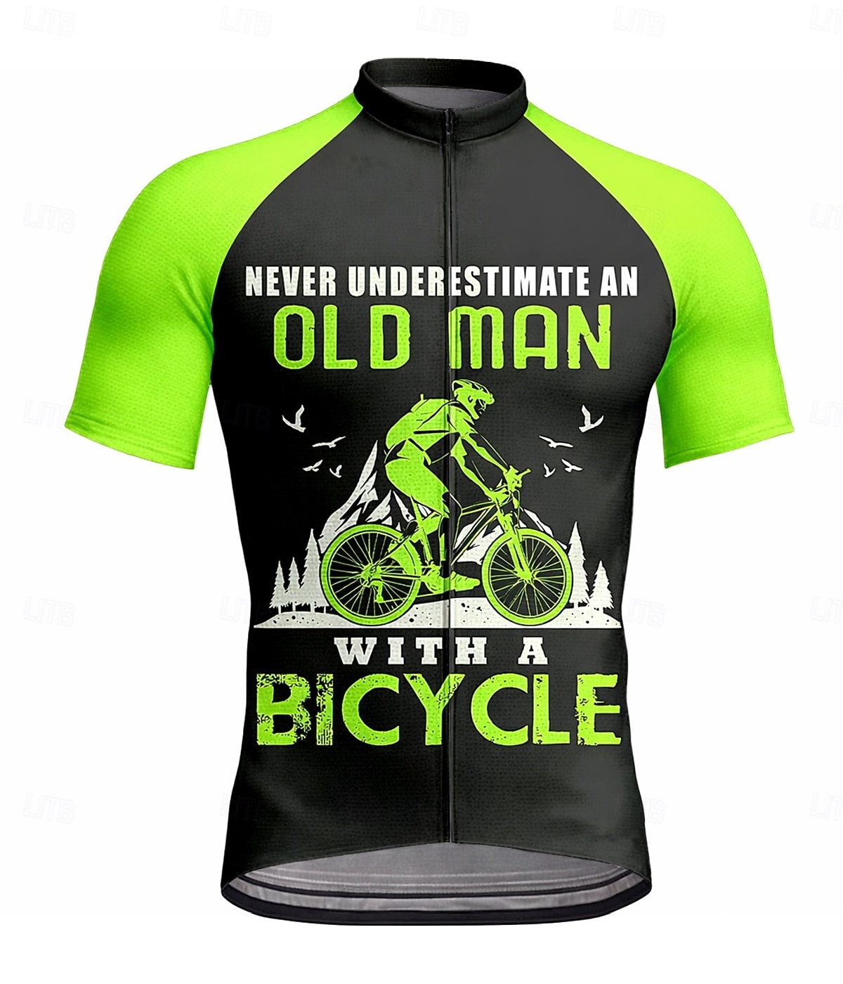 Per uomo Maglia da Ciclismo Grafico Lettere & Numeri Manica Corta Bicicletta Maglietta Maglia Top con 3 tasche posteriori Resistente ai Raggi UV Asciugatura Rapida Cerniera Frontale Strisce del 2026 a $30.99 –P10