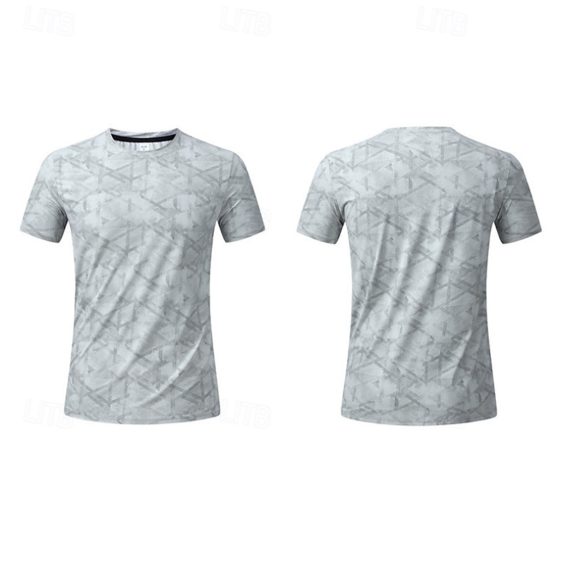 Ανδρικά Μονόχρωμο Tricou de Alergat Μπλούζα συμπίεσης Καλοκαίρι Άνοιξη Κοντομάνικο Γρήγορο Στέγνωμα Ελαφρύ Ύγρανση Γυμναστήριο προπόνηση Ενεργή εκπαίδευση Τρέξιμο Ασκηση Θαλασσί Μαύρο Ανοικτό Γκρίζο 2026 - $20.99 –P11