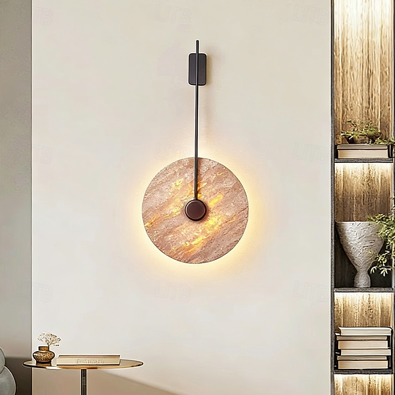 Kinkiety do sypialni, montowane przy łóżku, lampa z kamiennym kloszem, industrialne, podłączane na stałe do sypialni, salonu i hotelu, 110-240 V 2026 - $268.79 –P5