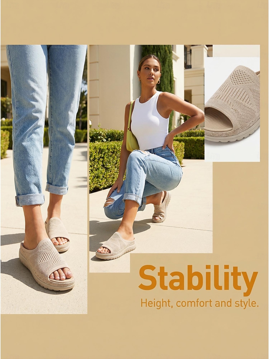 Graue, bequeme Damen-Sandalen mit Fußgewölbeunterstützung – atmungsaktive, leichte Sportsandalen mit gepolsterter Sohle, lässige Sommerschuhe für drinnen, draußen, auf Reisen und am Strand & gehen 2026 - $34.99 –P1