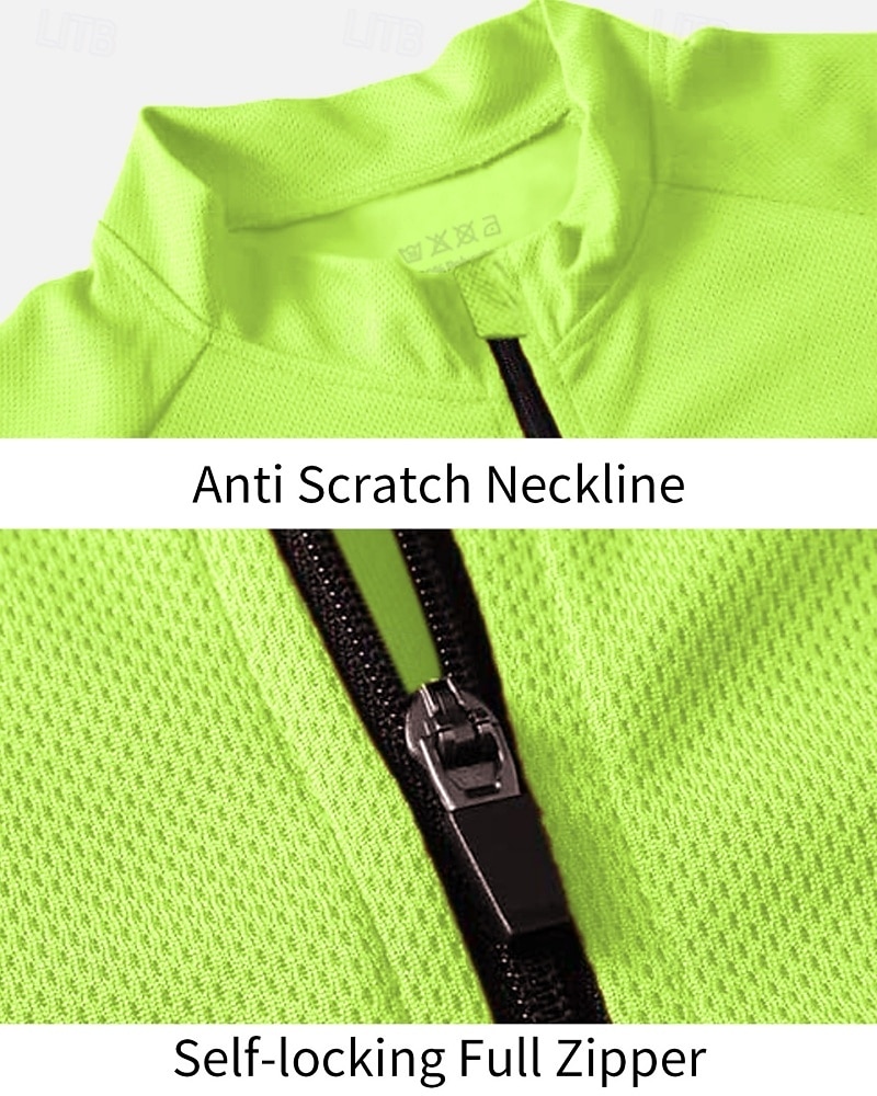 Муж. Велокофты Лоскутный узор С короткими рукавами Велоспорт Джерси Верхняя часть с 3 задними карманами Устойчивость к УФ Быстровысыхающий Задний карман Впитывает пот и влагу Виды спорта 2026 - $24.99 –P10