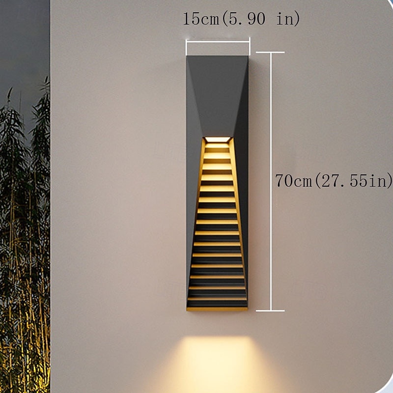 Outdoor Wall Sconce,IP65 Modern Exterior Lighting Fixture Waterproof,  LED Outdoor Porch Lights for House Garage Patio, Black 2026 - $221.59 –P3