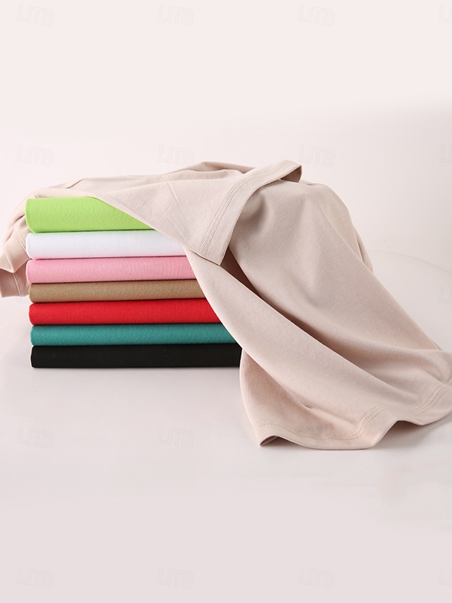 Damen T Shirt T-Shirt Einfach Mode Stilvoll Basic Kurzarm Rundhalsausschnitt Normale Oberteile Täglich Ausgehen Wochenende Schwarz Weiß Rosa Rote Marineblau Sommer Frühling Ice silk cool feeling 2026 - $19.99 –P2