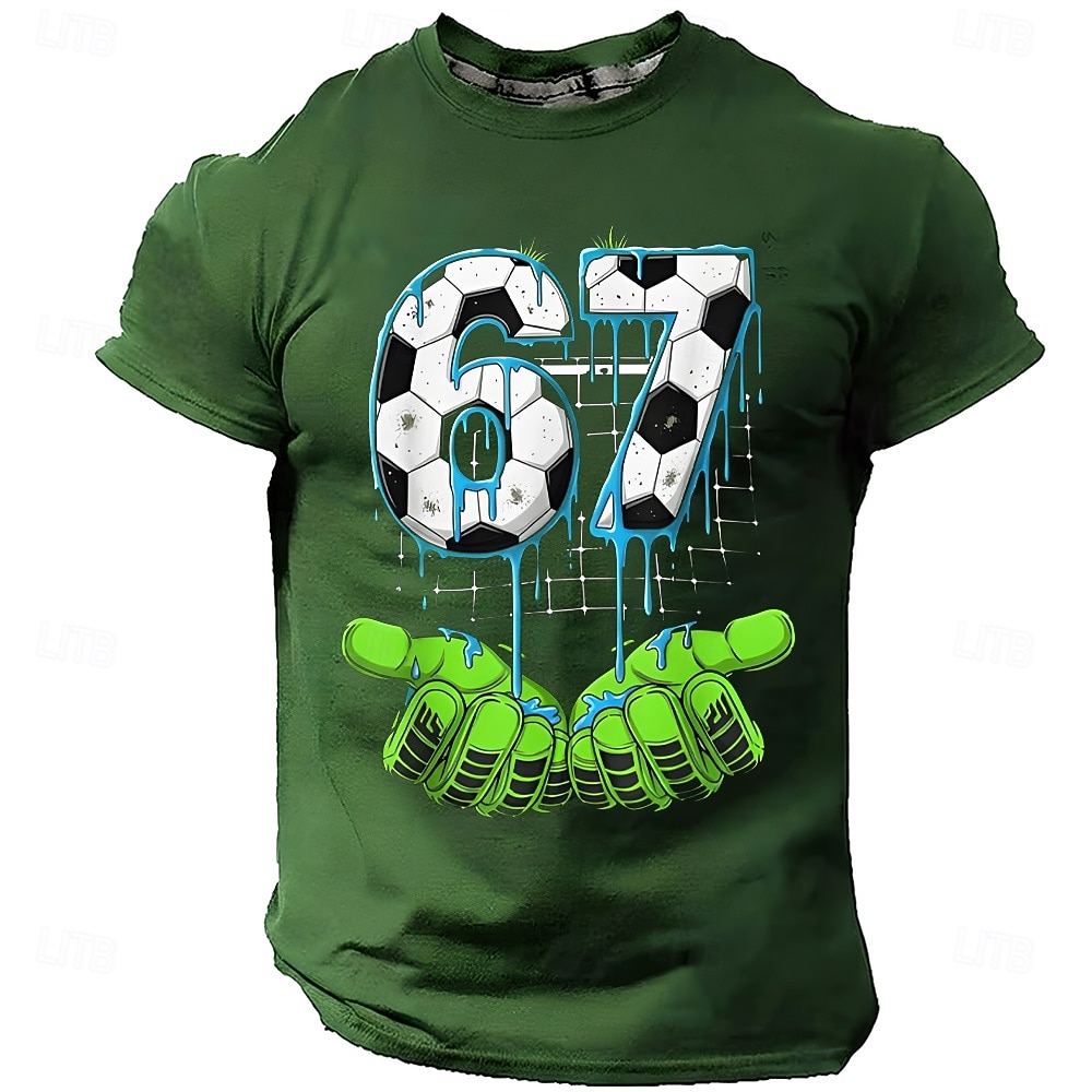 Herre Morsom Slang T skjorte Kortermet T skjorte 3D-utskrift Crew-hals Skjorte Mote Daglig Daglig Gate Rød Sommer Vår Klær S M L XL XXL XXXL 2026 - $19.99 –P3