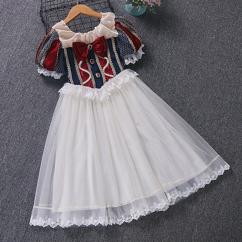 Snow White Princess Dress Cosplay Costume Outfits Movie Cute Tutus Led Light Up for Girls' Kid's Masquerade Daily Holiday Comic Con 2026 - $45.99 –P5