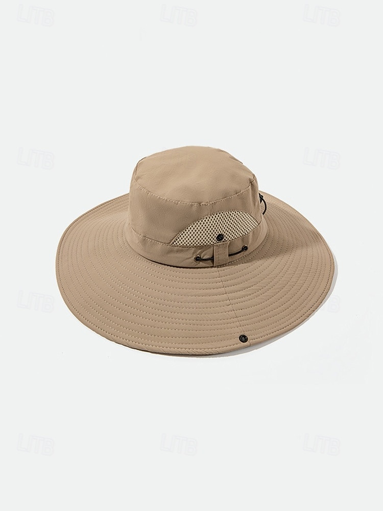Chapeau de soleil imperméable pour homme en polyester à large bord, pliable et multicolore, idéal pour la pêche, la randonnée, les vacances à la plage, le camping, le trekking et les voyages décontractés. de 2026 ? $14.99 –P8