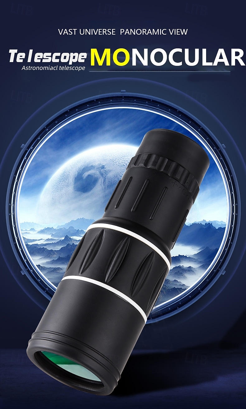 16x52 High Power Monocular Telescope with Smartphone Adapter & Tripod, HD Waterproof BAK4 Prism Monocular for Adults, Night Vision for Bird Watching, Hunting, Hiking, Concerts, Camping, Travel 2026 - $27.99 –P1