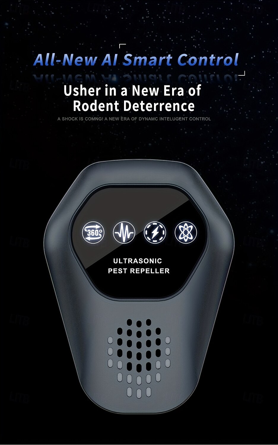 Ultrasonic Pest Repeller Plug-in, Electronic Indoor Pest Control for Mice, Rats, Insects, Roaches, Spiders, Ants, Mosquitoes, Intelligent 360° Pest Reject, Quiet & Safe for Kids and Pets 2026 - $19.99 –P1