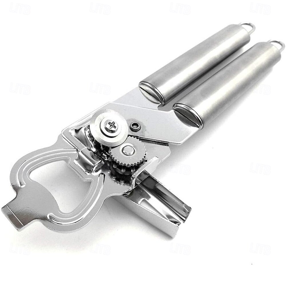 Abrelatas/abrebotellas multifunción, lata multifuncional de acero inoxidable &abrelatas ergonómico, resistente y seguro, 3 en 1. &abrebotellas 2026 - $12.99 –P5