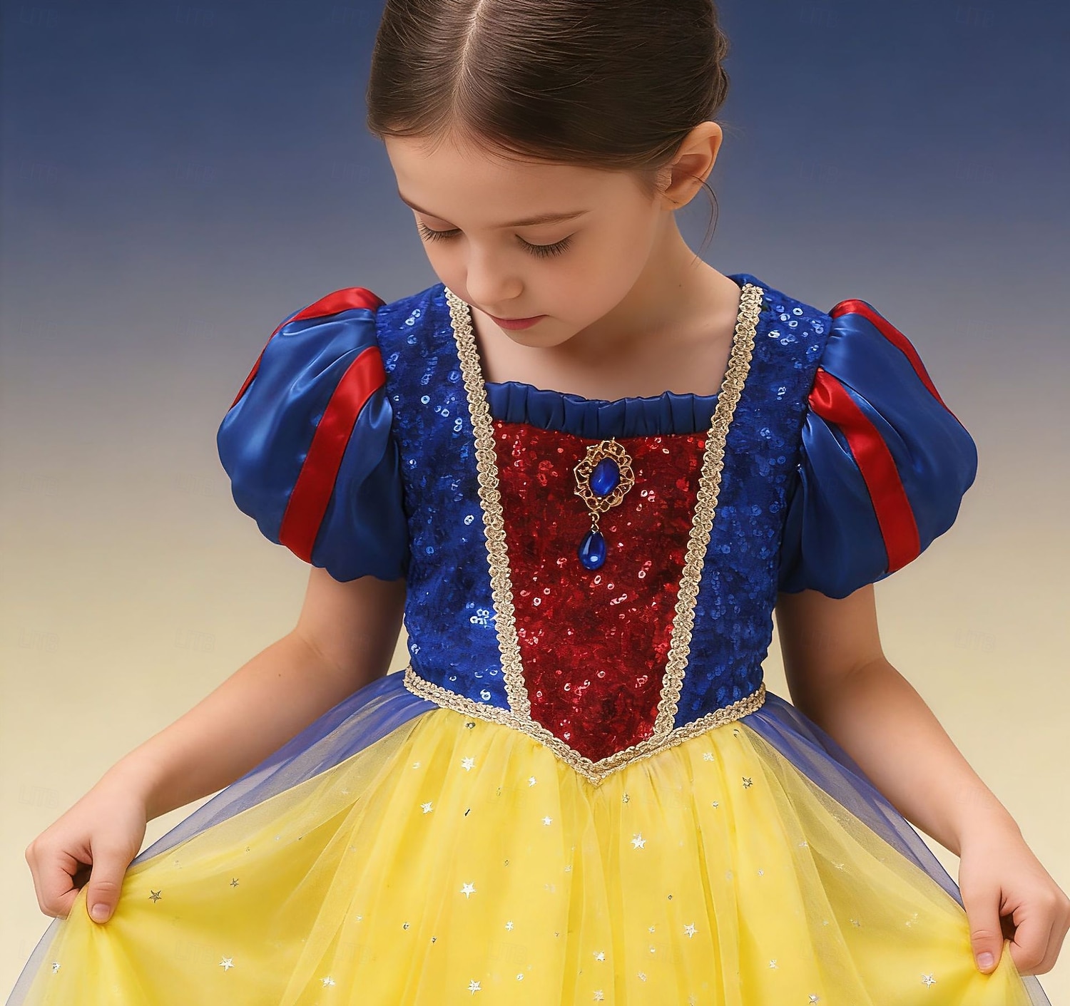 Snøhvit Snøhvit Prinsesse Kjoler Cosplay kostyme Drakter Film Mote søt stil Tutuer for Jente Barne Maskerade Daglig Fest Ferie 2026 - $41.99 –P7