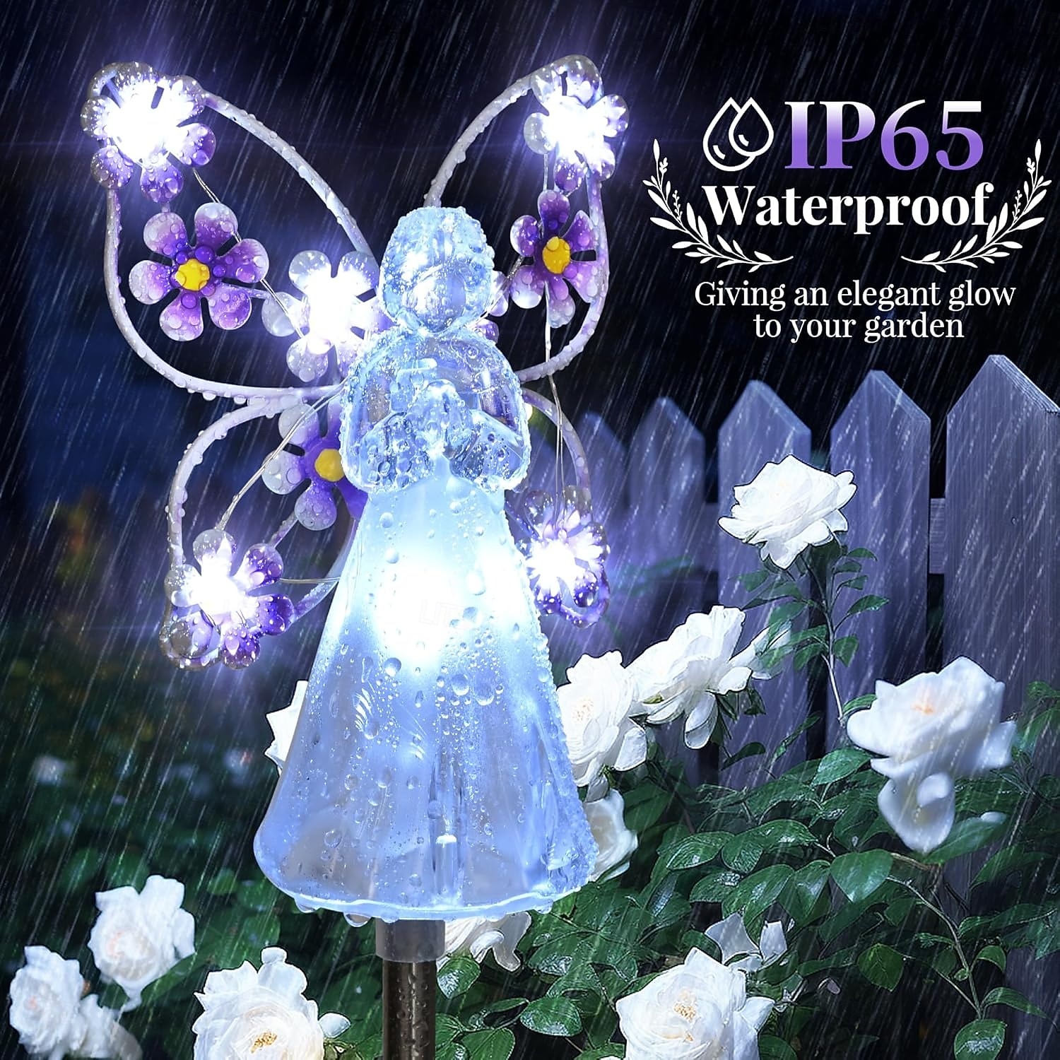 Solar Angel Garden Stake Lights, Angel Solar Lights Outdoor Garden, Eternal Light Angel with 7 LEDs for Cemetery Grave Decorations, Memorial Gift, Christmas Yard Art, Sympathy Gifts 2026 - $23.99 –P3