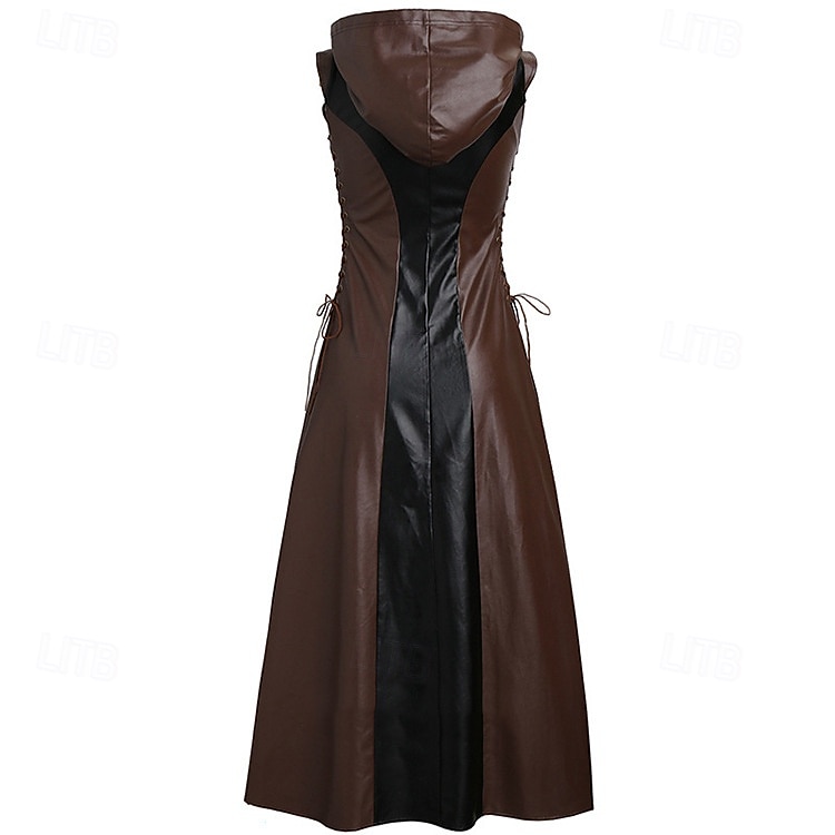 Medieval Renascentist Lungime Gleznă Rochii Fără mâneci Arcaș Ranger Costume de fancy Pentru femei Fantezie Halloween Carnaval Mascaradă Târgul Renașterii LARP Petrecere cu tematică retro Adulți 2026 - $68.99 –P2