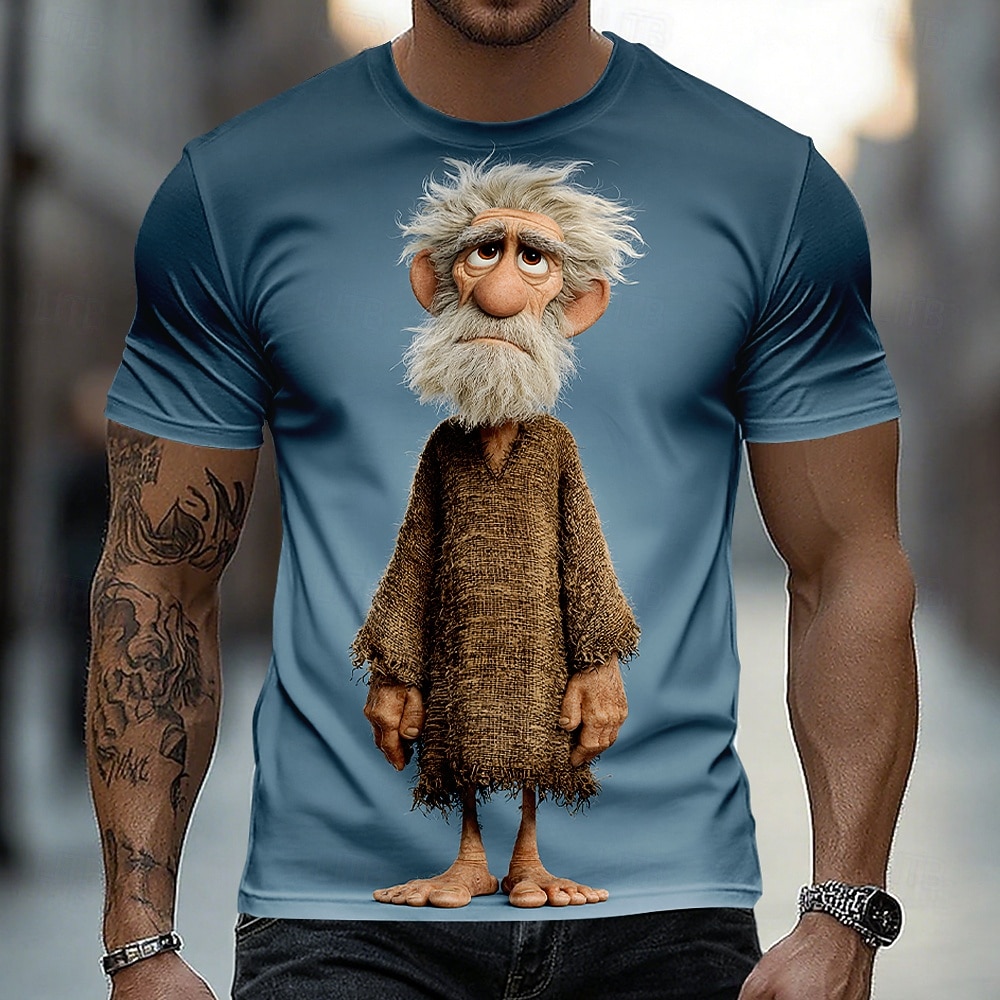Bărbați 3D Print #D Tricou Manșon scurt Tricou Tipărire 3D Stil Nautic Cămașă Exagerat Designer Zilnic Club Petrecere Albastru piscină 1 2 Vară Primăvară Toate Sezoanele Îmbrăcăminte S M L XL XXL XXXL 2026 - $8.49 –P9
